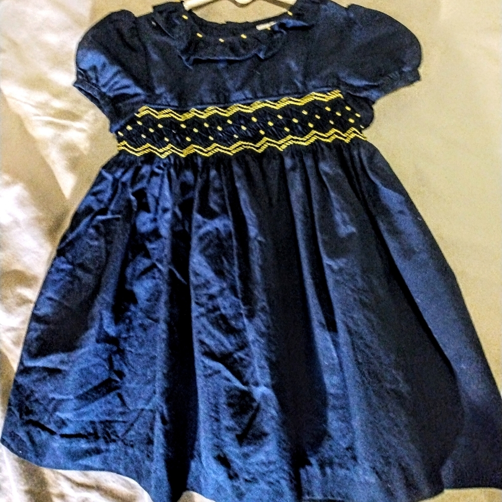 Edgehill Collection Navy Dress size 9 months